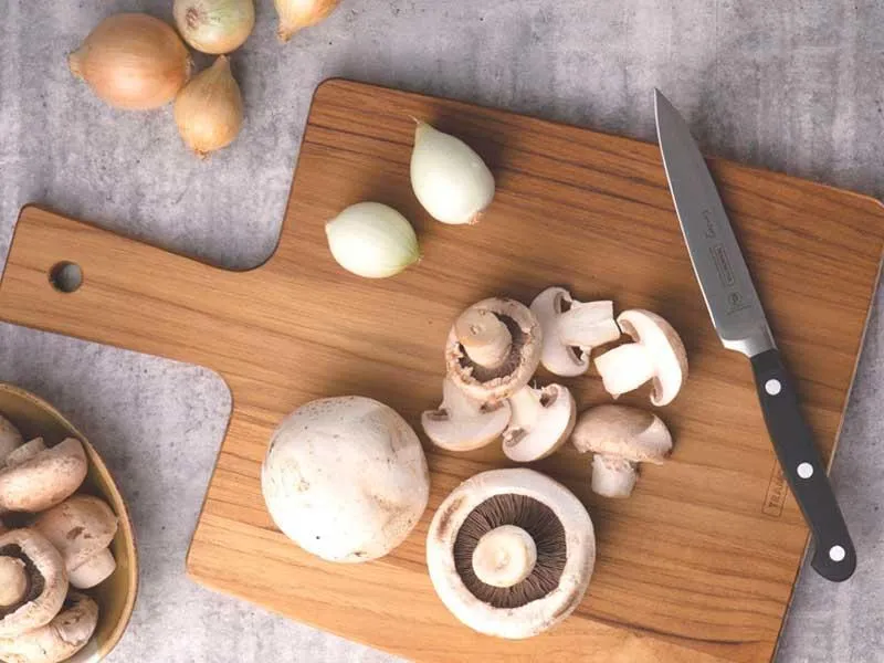 Planche à découper bois de Teck Tramontina 34 x 23,3 x 1,8 cm – Image 3