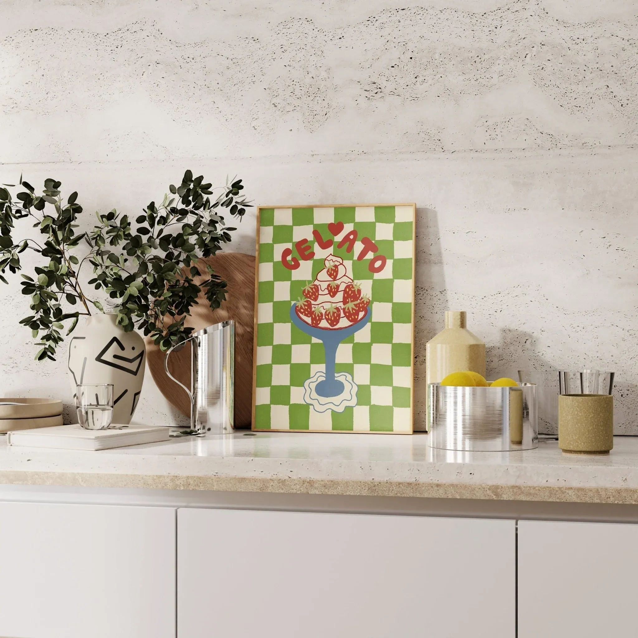 AFFICHE CUISINE TENDANCE GLACE – COULEURS & DÉCO GOURMANDE – Image 2